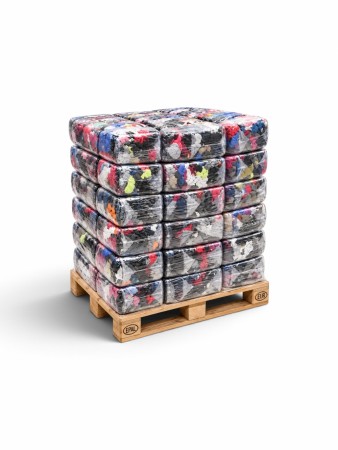 Pussefiller 10 Kg Kulørt Plastsekk (PALL 36 stk)